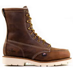 Thorogood Men's 8 American Heritage Trail Crazy Horse Safety Toe MAXWear90 Work Boot